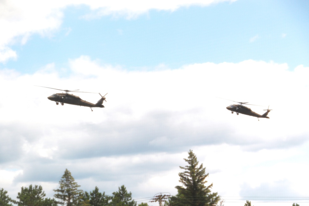 UH-60 Black Hawk training operations at Fort McCoy