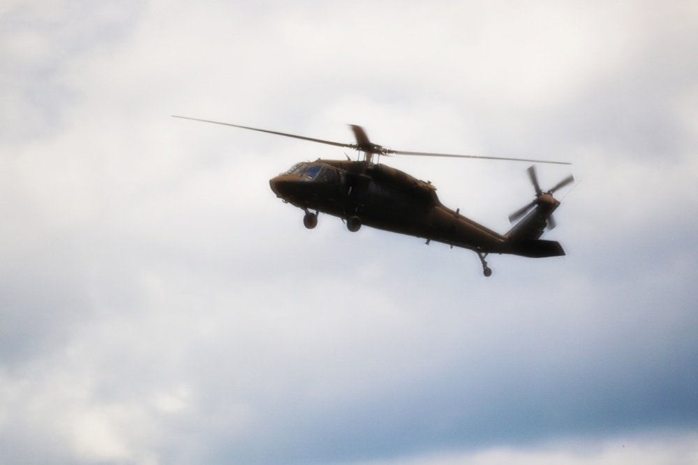UH-60 Black Hawk training operations at Fort McCoy