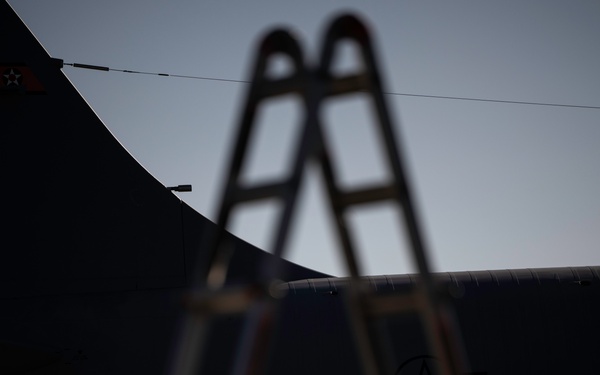 MacDill crew chiefs prepare KC-135s for aerial refueling missions during BE 24-3