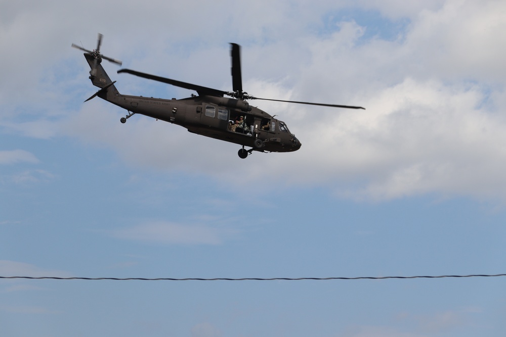 UH-60 Black Hawk training operations at Fort McCoy