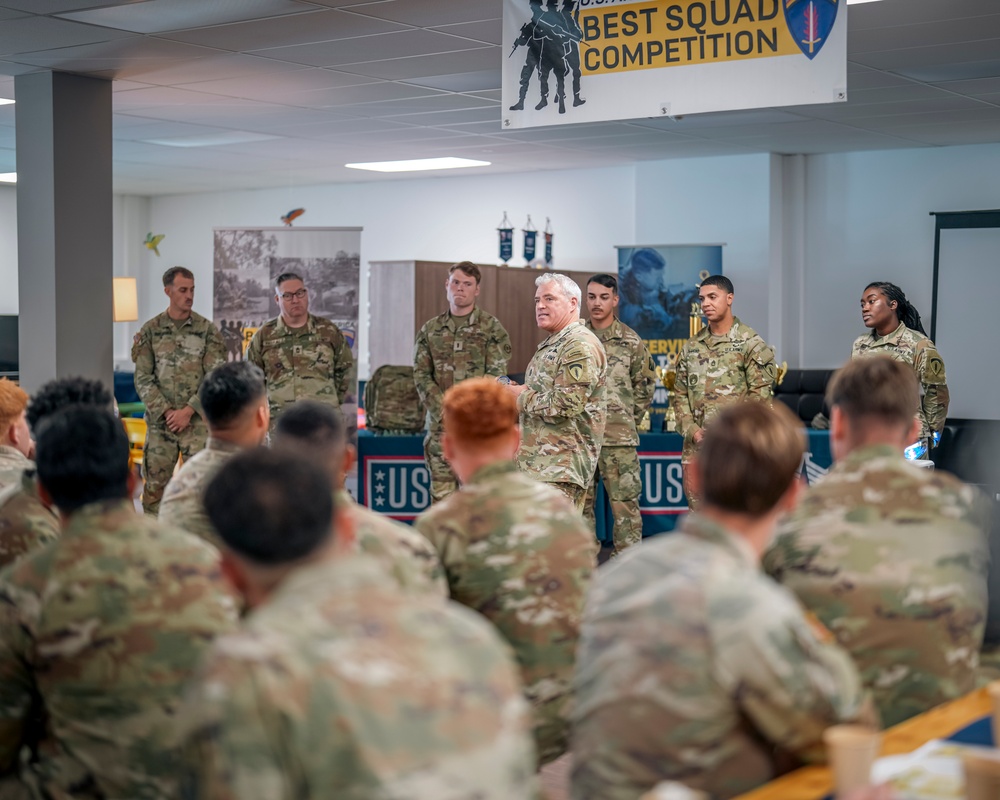 U.S. Army Europe And Africa Best Squad Competition Award Ceremony 2024