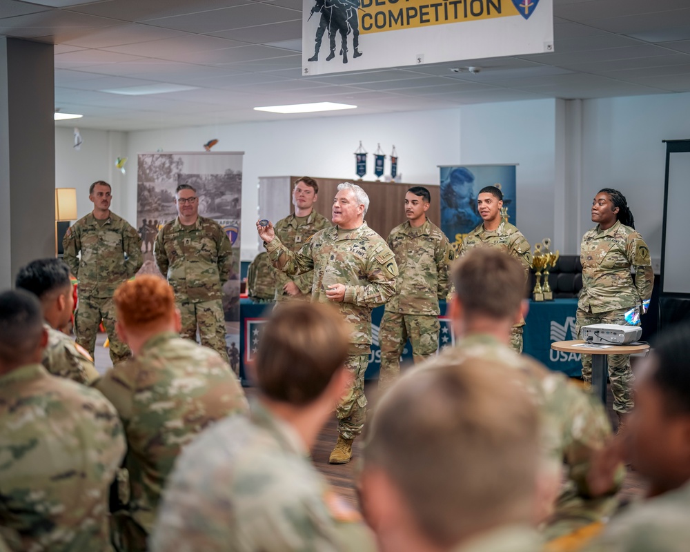 U.S. Army Europe And Africa Best Squad Competition Award Ceremony 2024