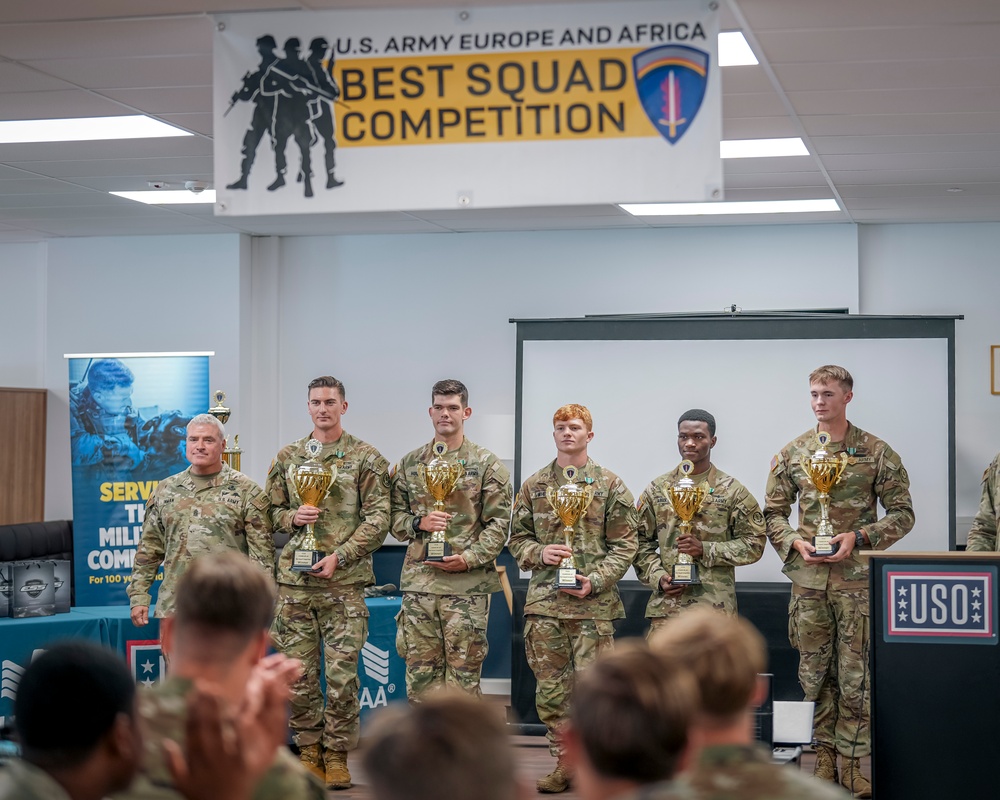 U.S. Army Europe And Africa Best Squad Competition Award Ceremony 2024