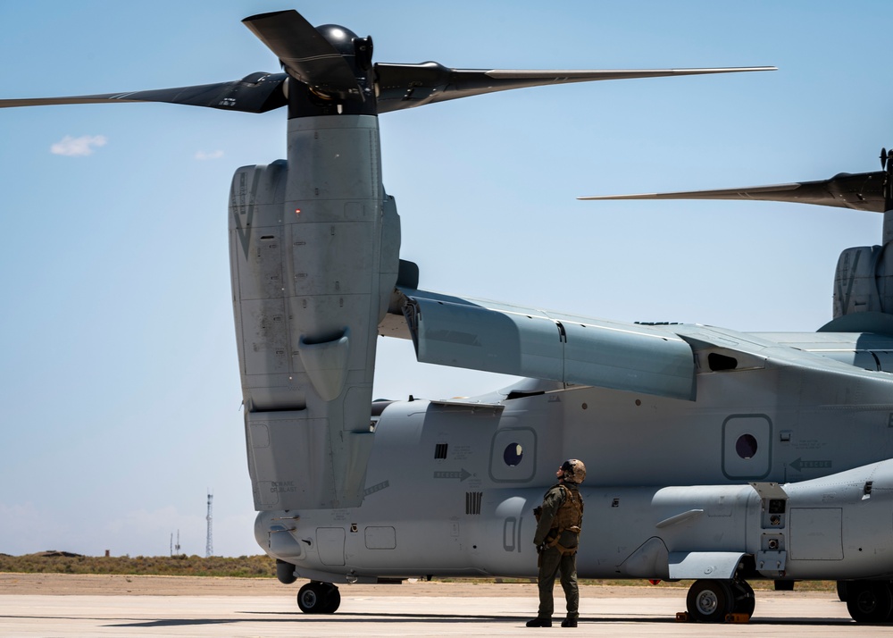 6th Attack Squadron hosts Marine Corps pilots for partnership tour