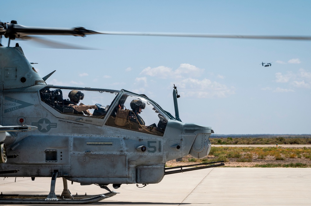 6th Attack Squadron hosts Marine Corps pilots for partnership tour