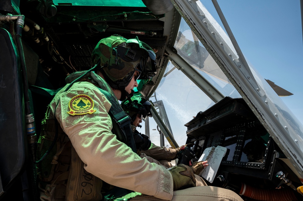 6th Attack Squadron hosts Marine Corps pilots for partnership tour