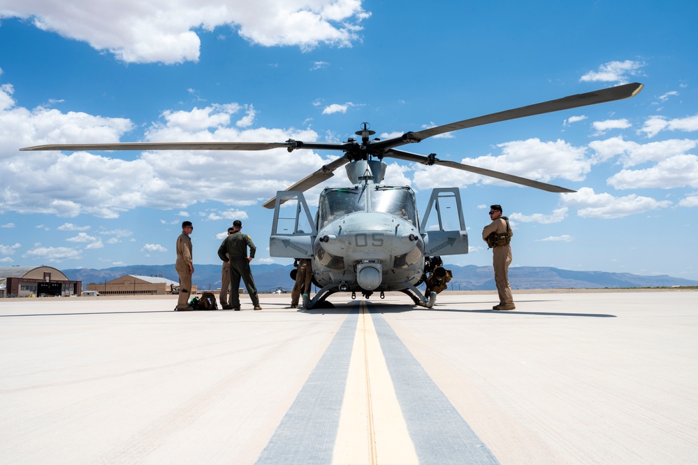 6th Attack Squadron hosts Marine Corps pilots for partnership tour