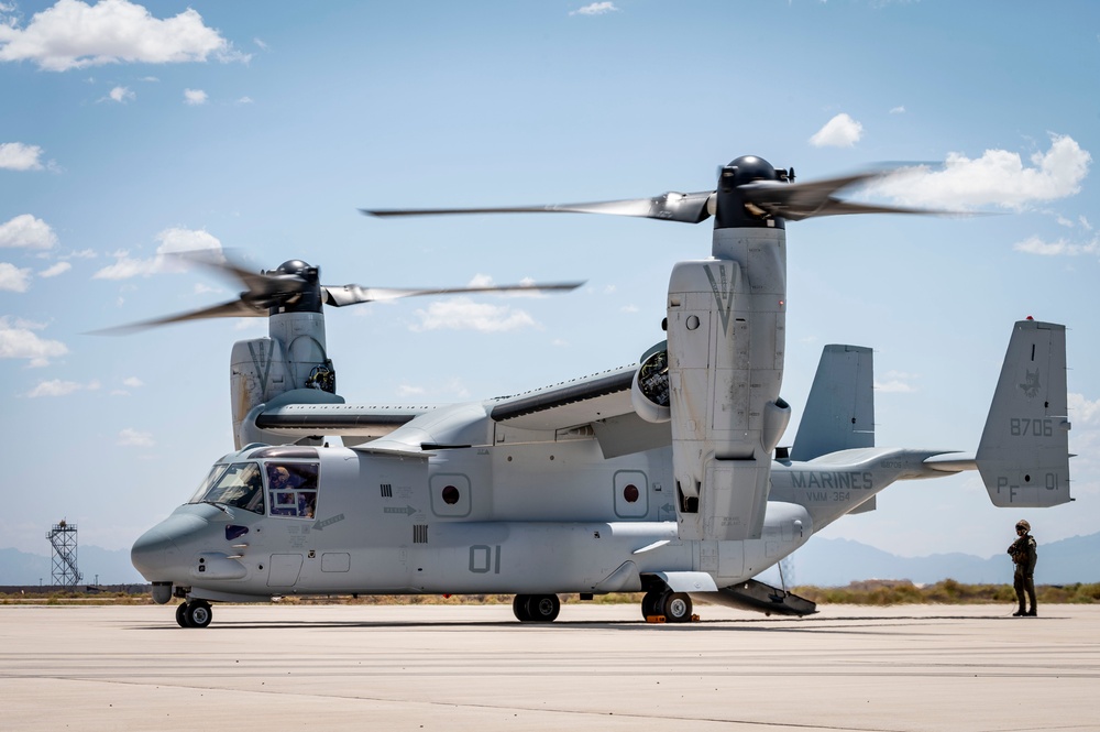 6th Attack Squadron hosts Marine Corps pilots for partnership tour