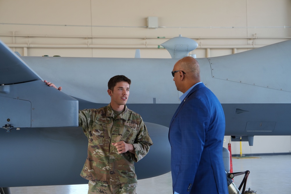 SAF/IE Visits Creech