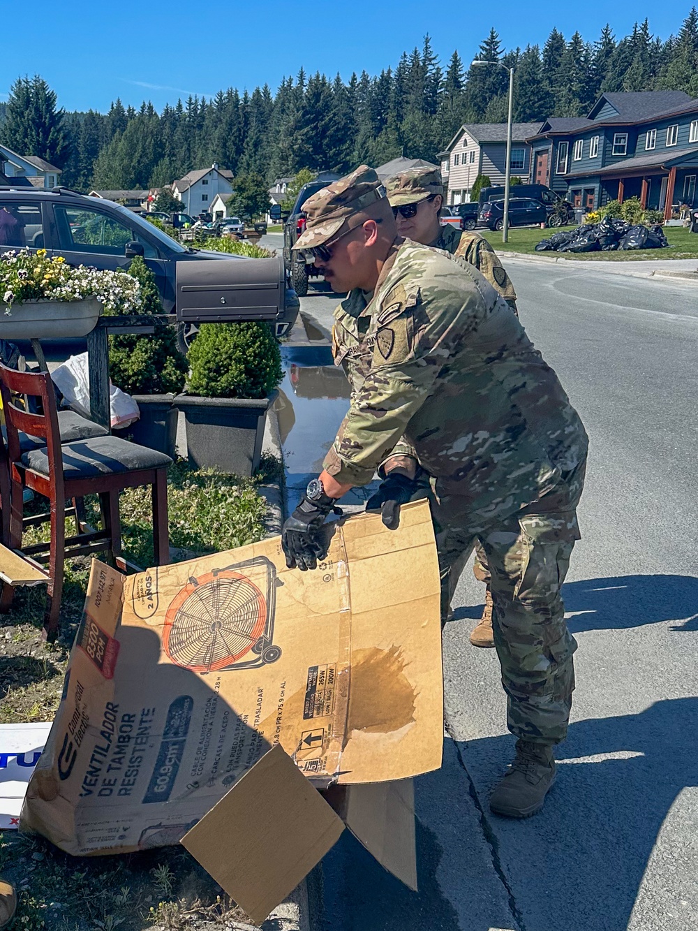 Alaska National Guard provides emergency assistance to Juneau following glacial flooding