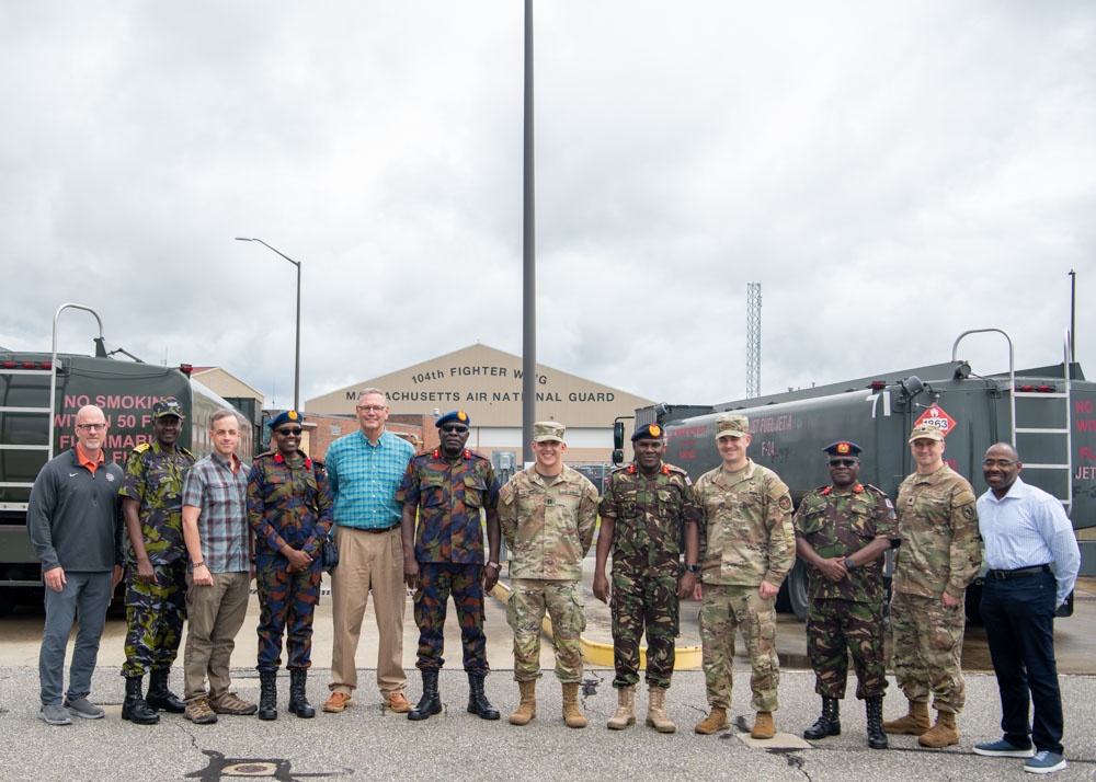 104th Fighter Wing hosts Kenyan Officials for Kenya Defense Forces Senior Logistics Symposium, boost State Partnership Program