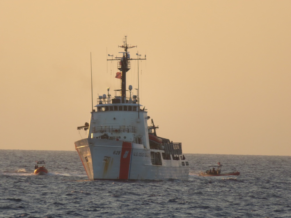 Coast Guard Cutter Venturous conducts maritime border operations in the Florida Straits and Windward Passage