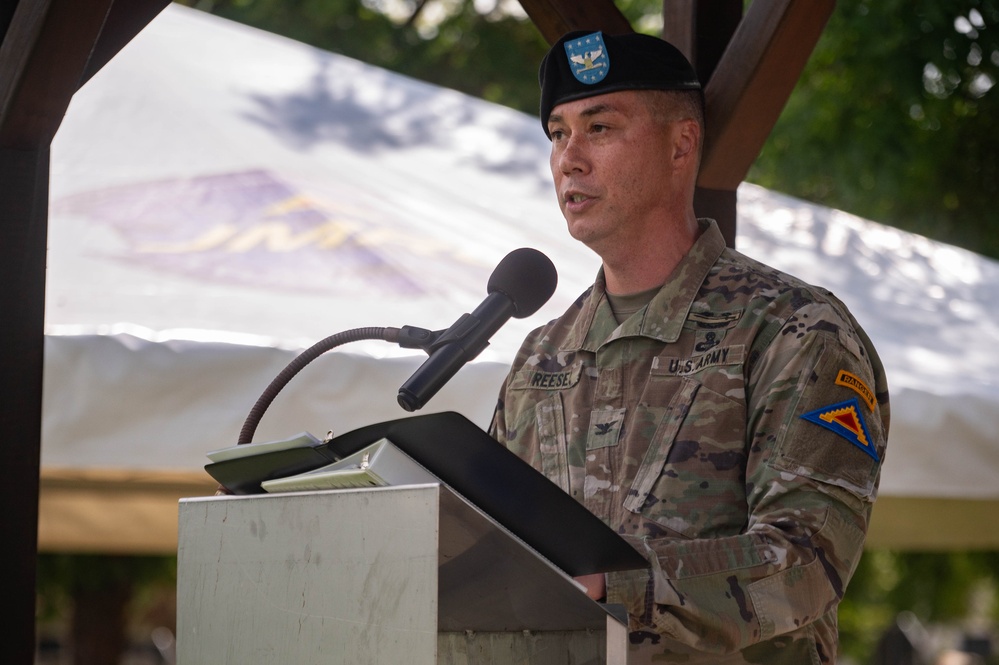 Commander Addresses His Soldiers