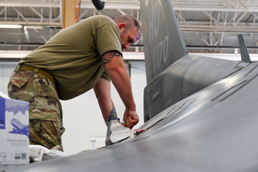 Airmen from multiple installations assist 49th CMS flights