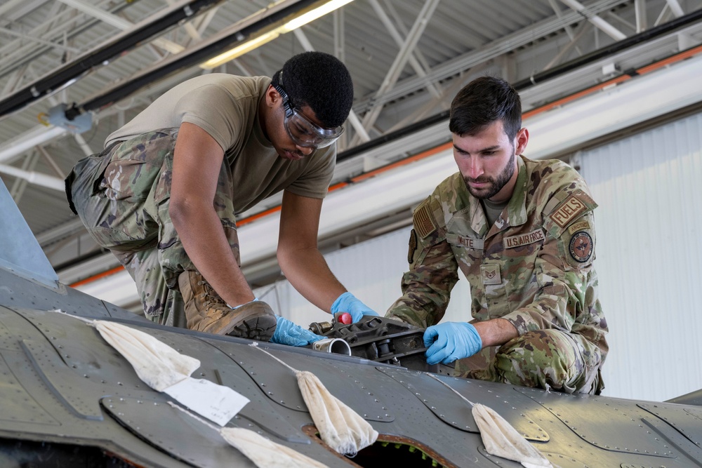 Airmen from multiple installations assist 49th CMS flights