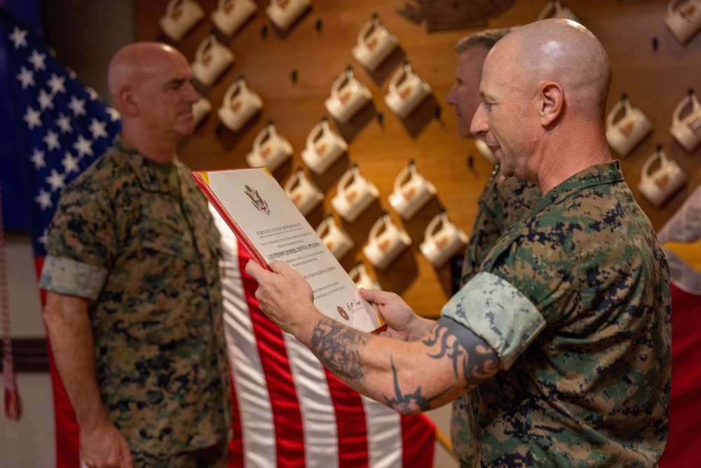 Lieutenant General Ottignon retirement ceremony 