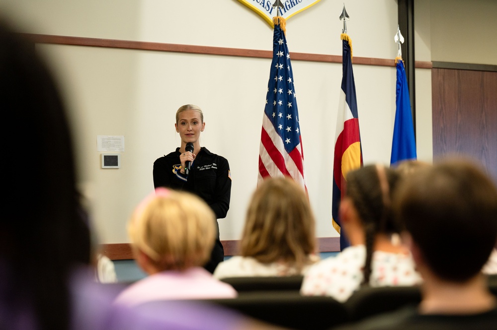 Lt Marsh Visits Buckley Space Force Base