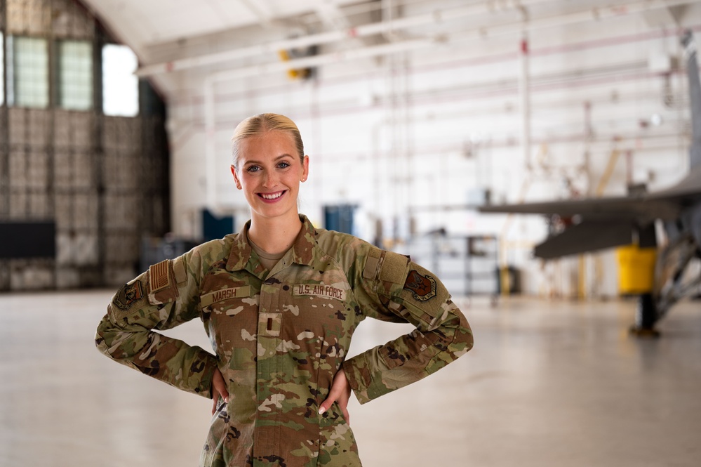 Lt Marsh Visits Buckley Space Force Base