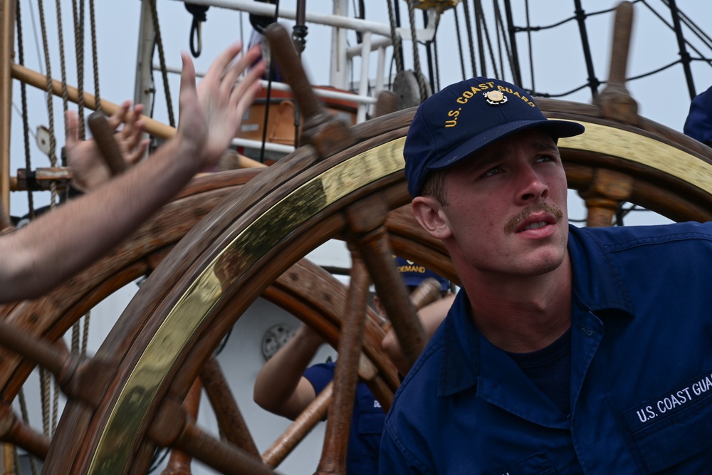Eagle sails into Boston