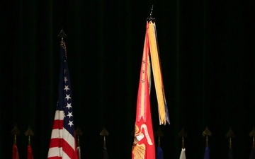 Lt. Gen. Karsten S. Heckl transfers command to Lt. Gen Eric E. Austin during MCCDC Change of Command