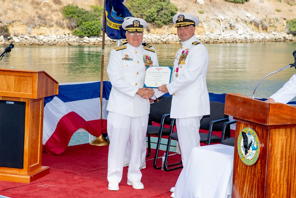 Commander Submarine Squadron 11 Holds a Change of Command