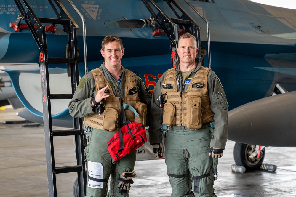 Gen. Guillot takes to the skies at Eielson