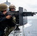 Live-fire exercises at sea aboard USS Somerset