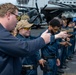 Live-fire exercises at sea aboard USS Somerset