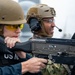 Live-fire exercises at sea aboard USS Somerset