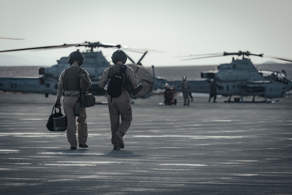 Fleet Support: MAWTS-1 WTI Instructors support HMLA-169 during SLTE 5-24