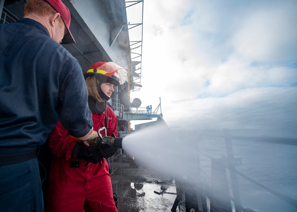 USS Carl Vinson (CVN 70) Sailors Participate in the Damage Control Olympics