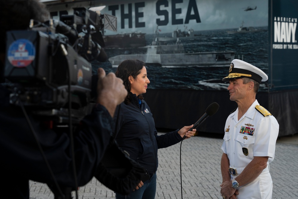 U.S. Second Fleet at Chicago Navy Week