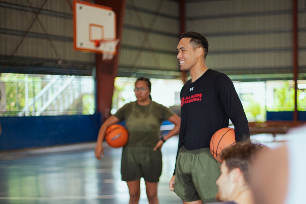 Koa Moana 24: U.S. Marines Lead a Basketball Clinic for Palau High School Students