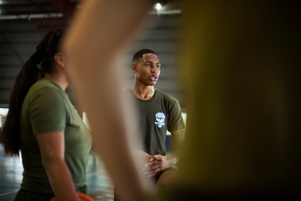 Koa Moana 24: U.S. Marines Lead a Basketball Clinic for Palau High School Students