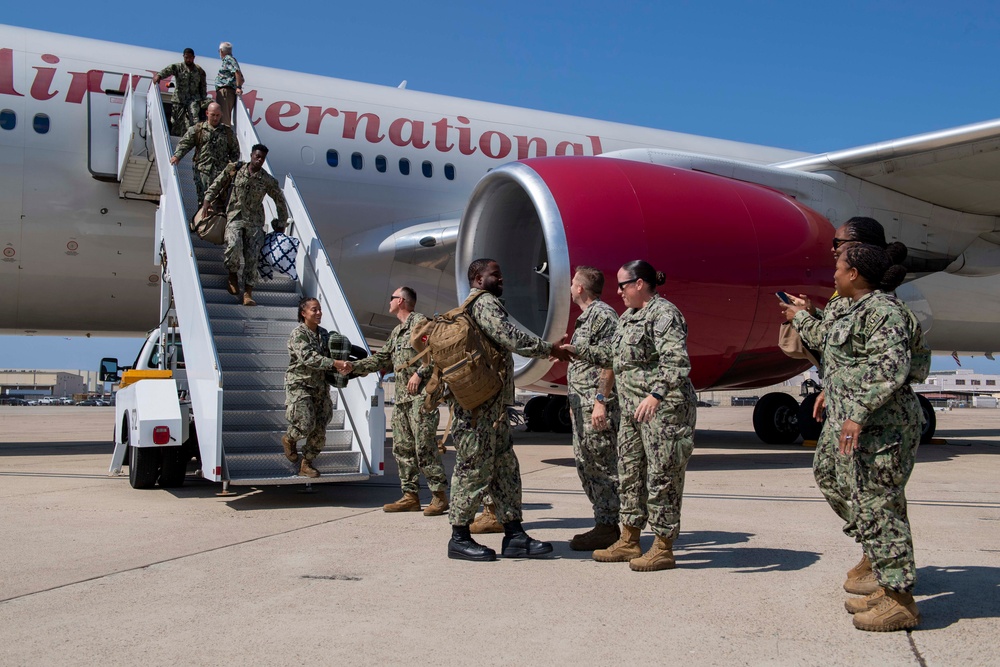 Naval Beach Group 1 returns home after supporting humanitarian aid mission in Gaza