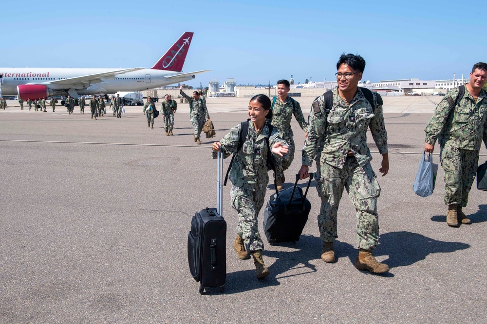 Naval Beach Group 1 returns home after supporting humanitarian aid mission in Gaza