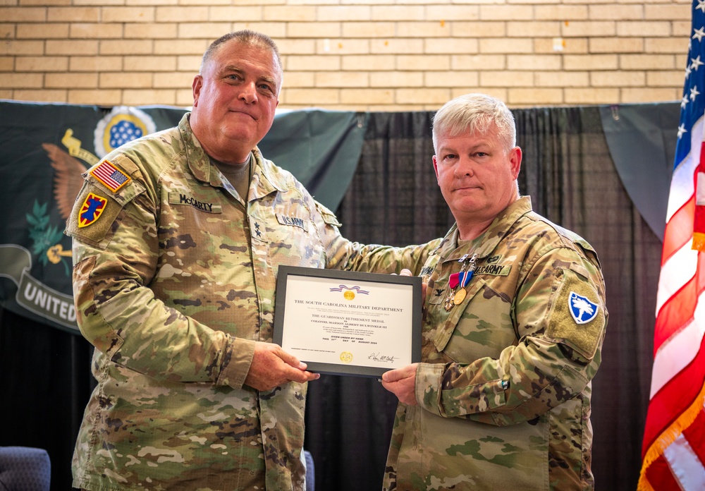U.S. Army Col. Marion Bulwinkle’s retirement ceremony