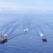 Abraham Lincoln Carrier Strike Group and Cavour Carrier Strike Group Sail in the Pacific Ocean