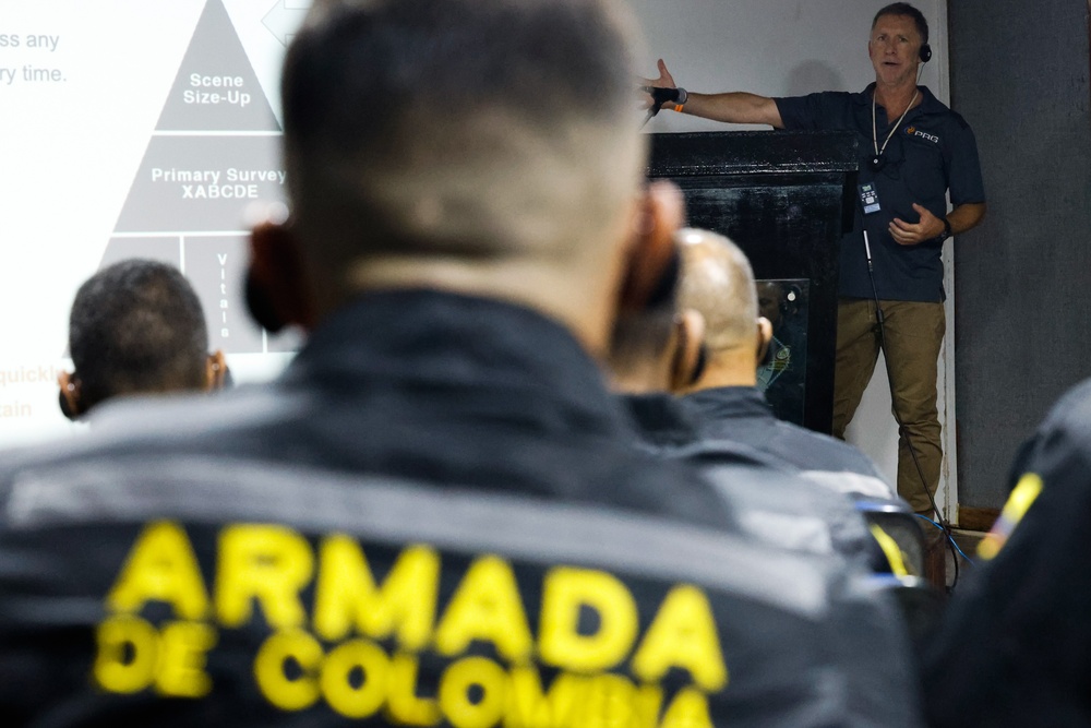 Continuing Promise 2024 participate in humanitarian assistance and disaster readiness training and engagement in Colombia