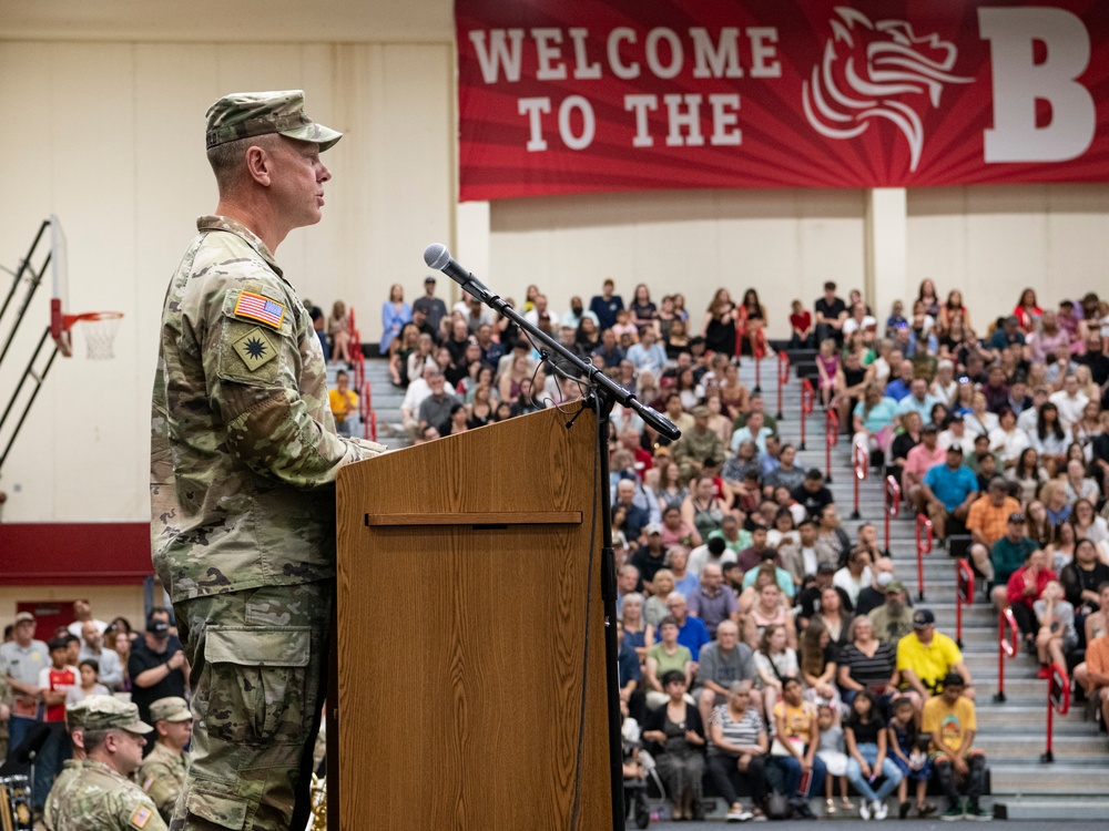 Mobilization Ceremony for the 2nd Battalion, 218th Field Artillery Regiment