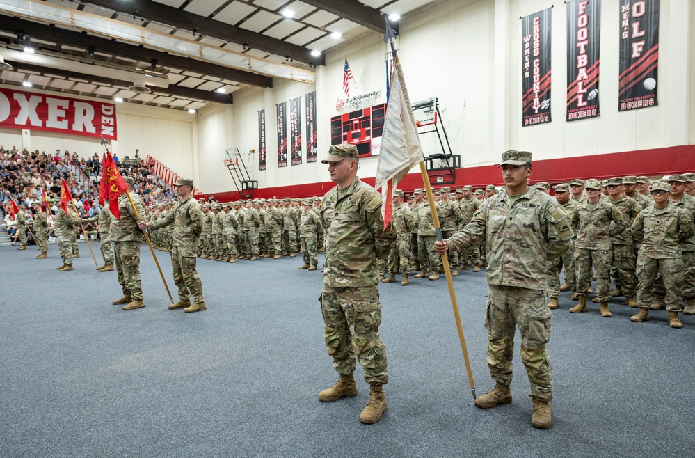 Mobilization Ceremony for the 2nd Battalion, 218th Field Artillery Regiment