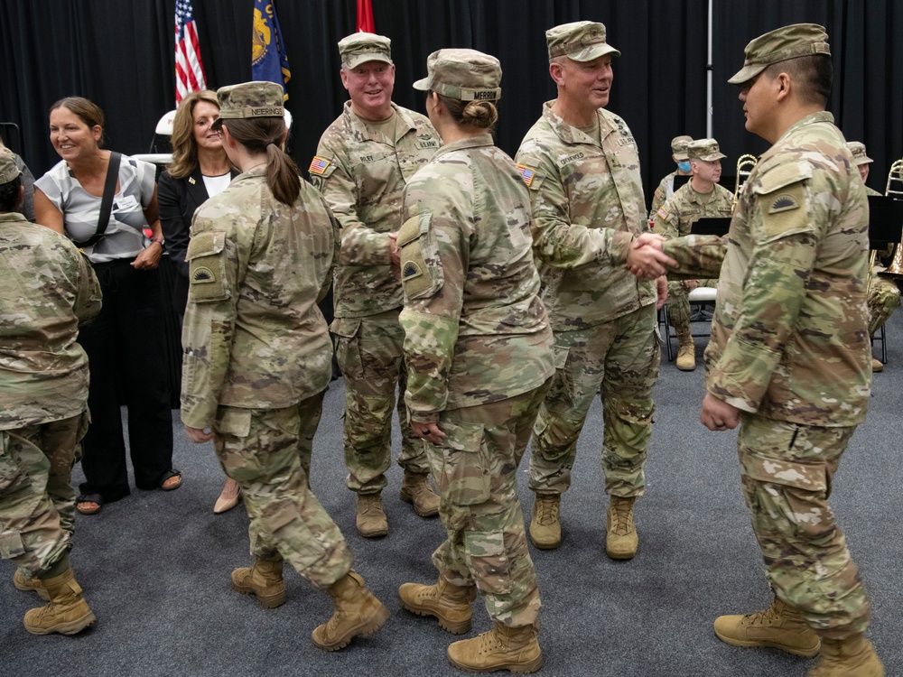 Mobilization Ceremony for the 2nd Battalion, 218th Field Artillery Regiment