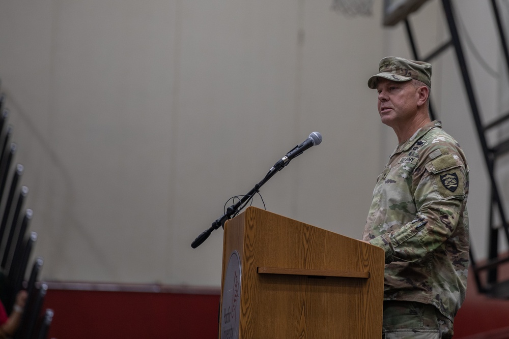 Mobilization Ceremony for the 2nd Battalion, 218th Field Artillery Regiment