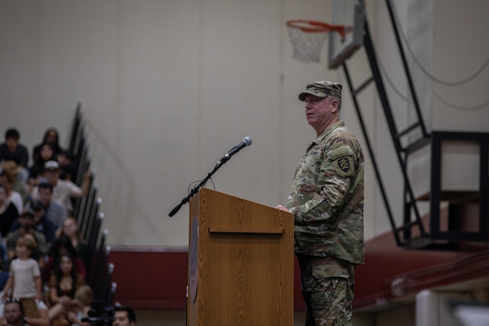 Mobilization Ceremony for the 2nd Battalion, 218th Field Artillery Regiment