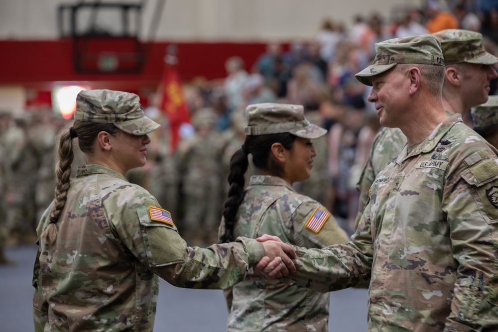 Mobilization Ceremony for the 2nd Battalion, 218th Field Artillery Regiment