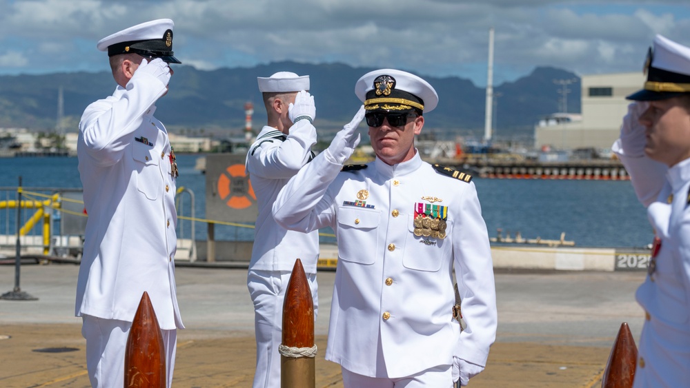 USS Charlotte (SSN 766) Change of Command