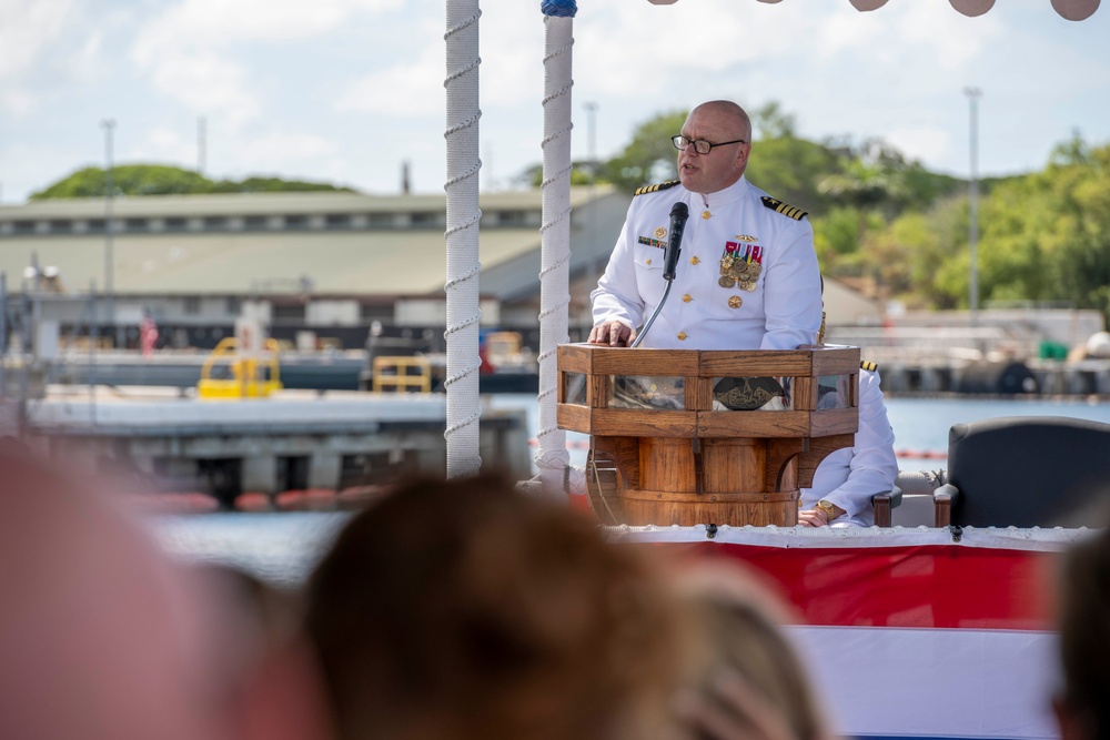 USS Charlotte (SSN 766) Change of Command