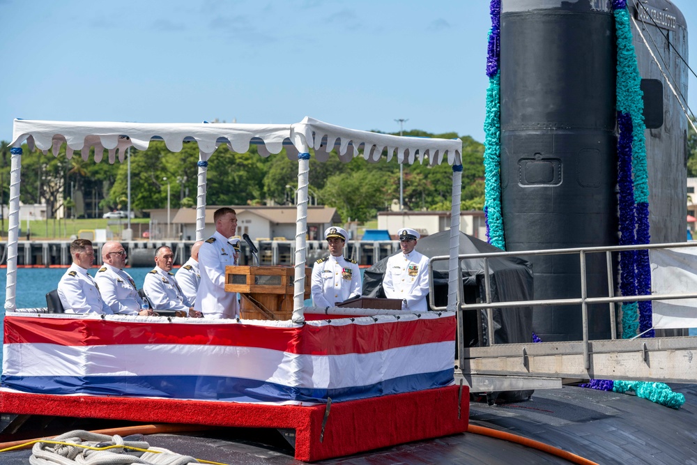 USS Charlotte (SSN 766) Change of Command