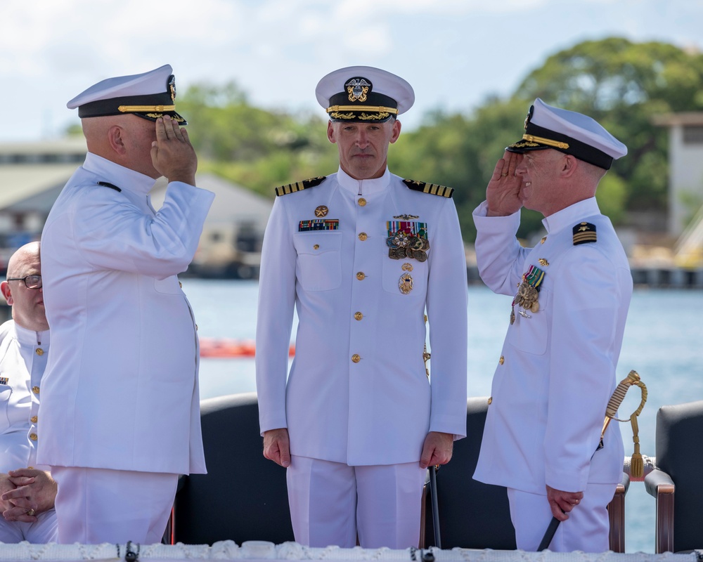 USS Charlotte (SSN 766) Change of Command