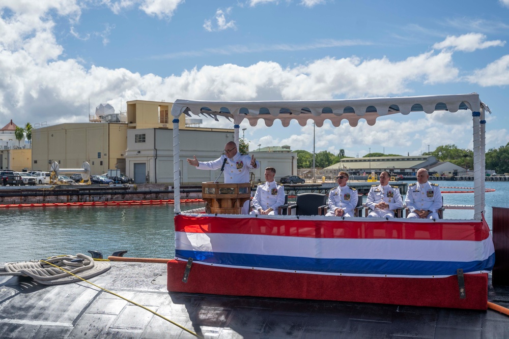 USS Charlotte (SSN 766) Change of Command